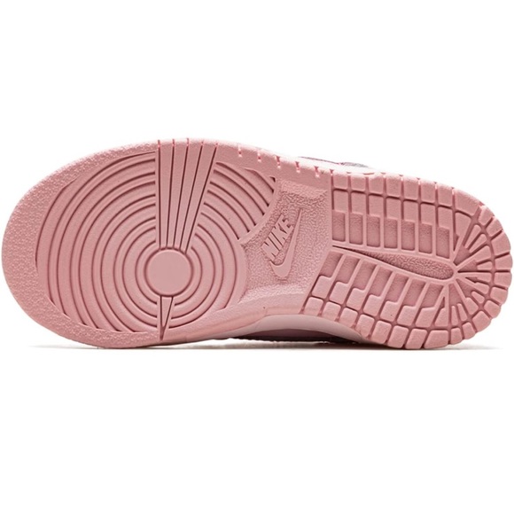Nike Dunk Low Toddler Girls Triple Pink (hyper/soft/foam) Sz 7 - Picture 5 of 6